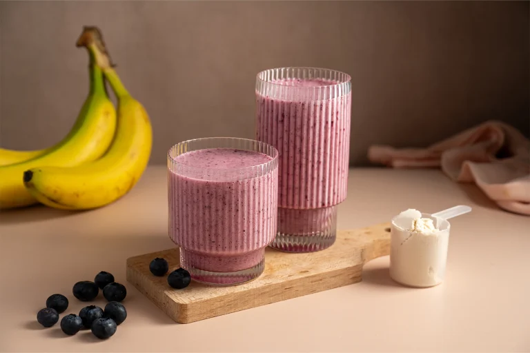 Koktajl „Jagodowe przebudzenie” z chia 